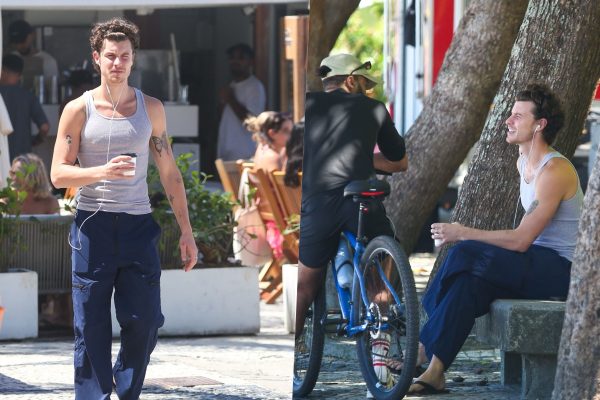 Shawn Mendes é flagrado em passeio tranquilo pela orla de São Conrado