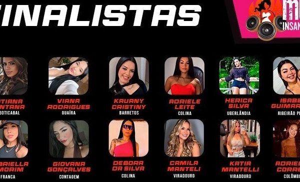 Concurso Musa Insane Sound 2026 apresenta as 12 finalistas