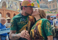 MC Gui surpreende Jesiele Portela com pedido de casamento em Aparecida