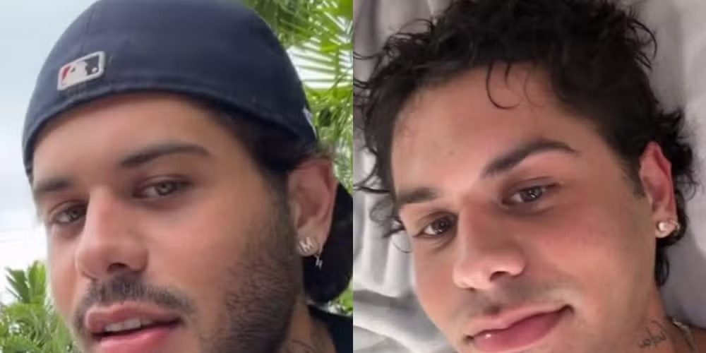 Zé Felipe precisa raspar o cavanhaque após deslize ao fazer a barba