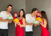 Laís Caldas e Gustavo Marsengo fazem ensaio especial para celebrar 4 meses de Alice