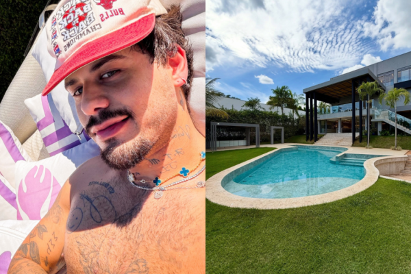 Zé Felipe escolhe mansão de luxo em Goiânia para receber os filhos durante estadias no Brasil